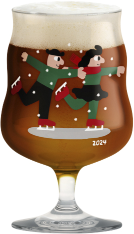 Mikkeller Universal Ølglas Christmas 2024 40 cl Klar m. Deko