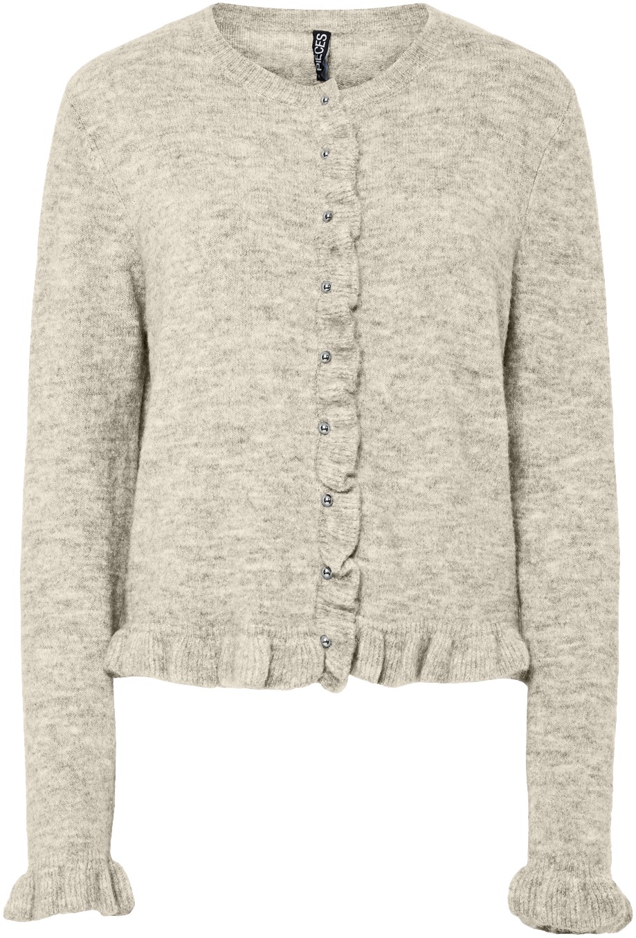 Pclydia LS Frill Knit Cardigan FSY