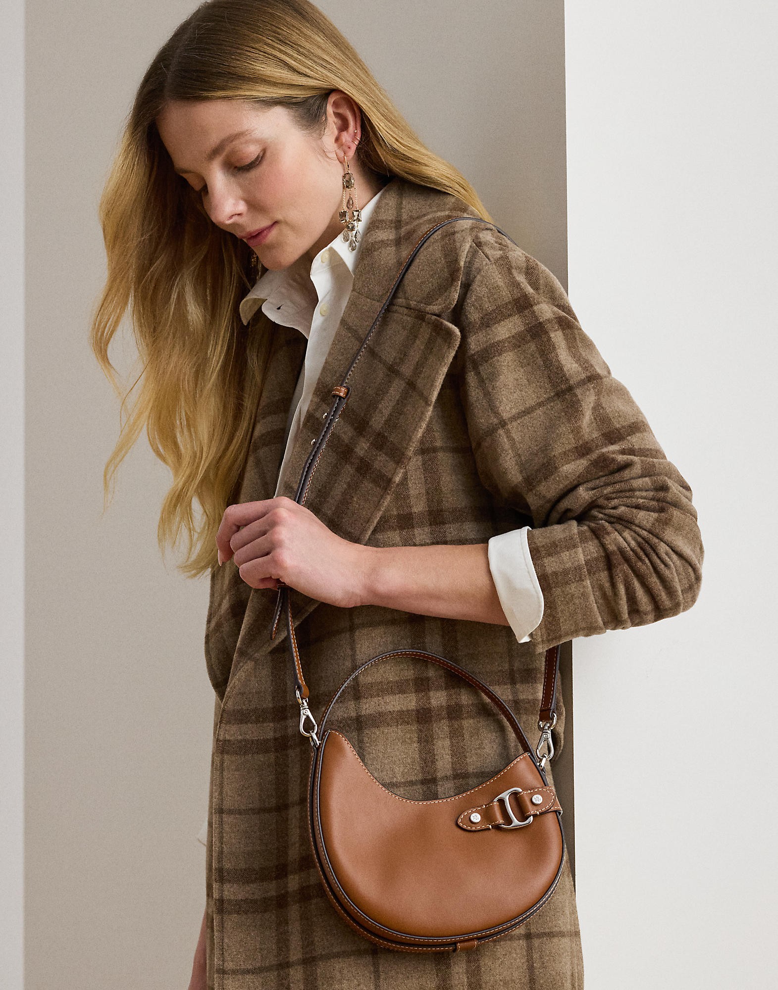 Leather Small Tasha Crossbody Bag