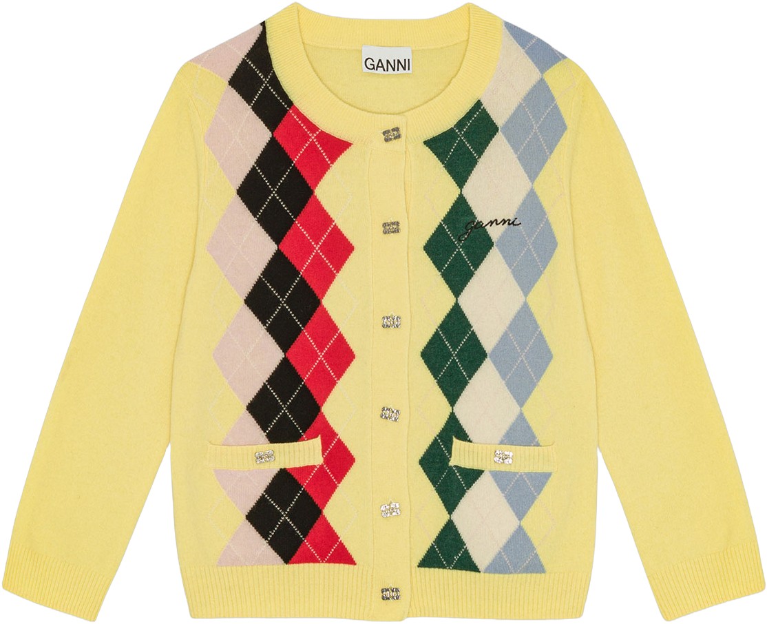 Cashmere Wool Mix Cardigan