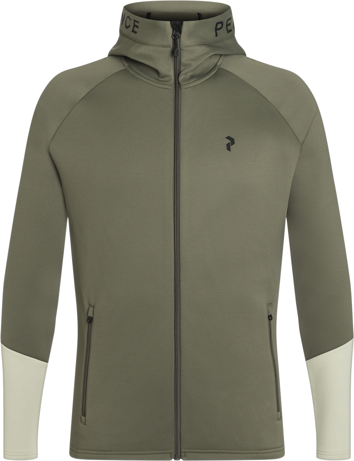 M Rider Mid Zip Hoodpine Needle Li