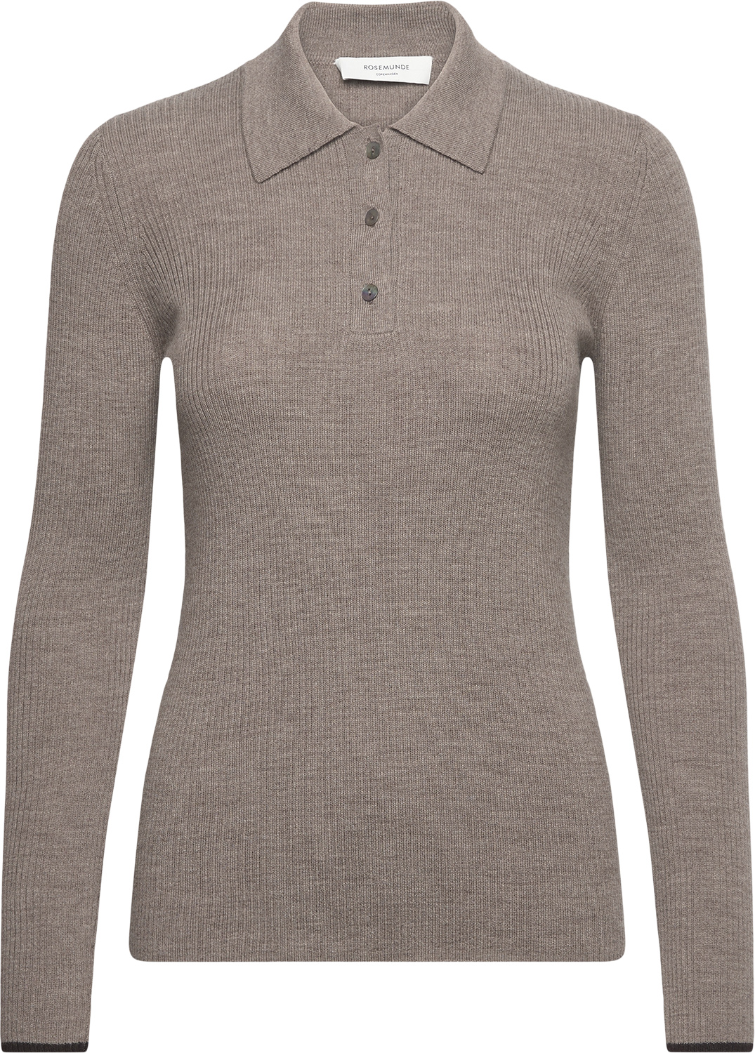 Long Sleeve Knit Polo