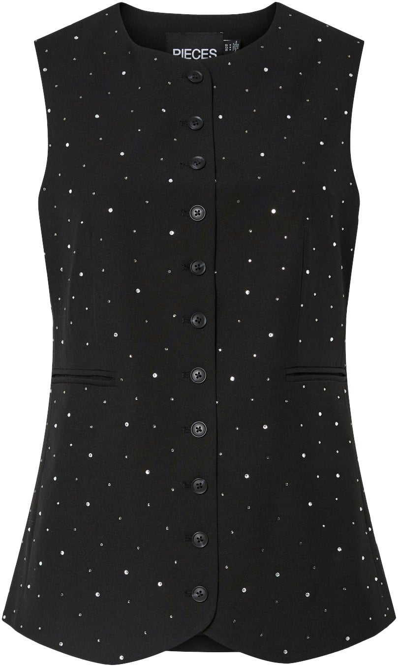Pcmichelle Rhinestone Waistcoat
