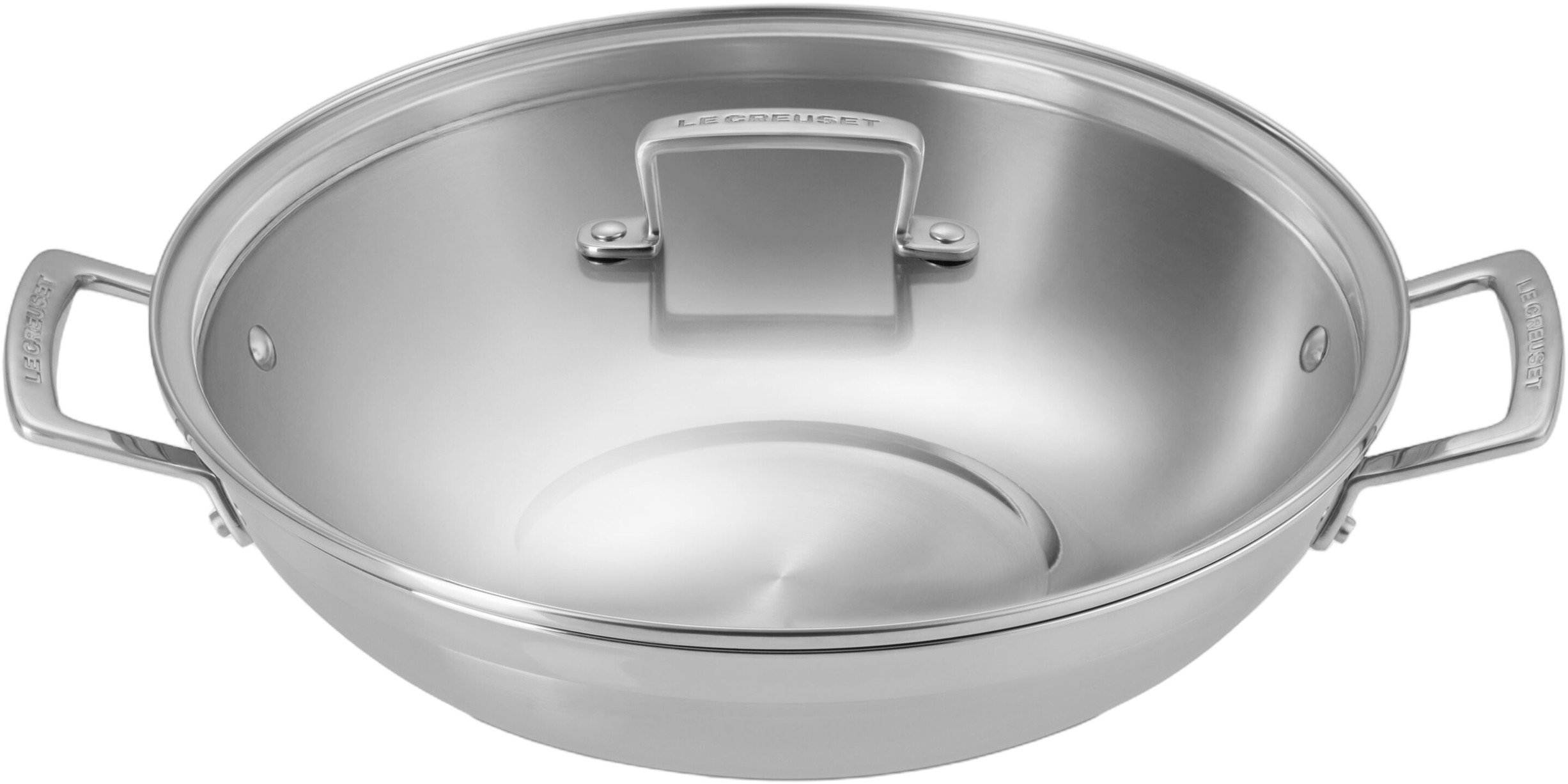 3ply Wok m/ Glaslåg 30 cm