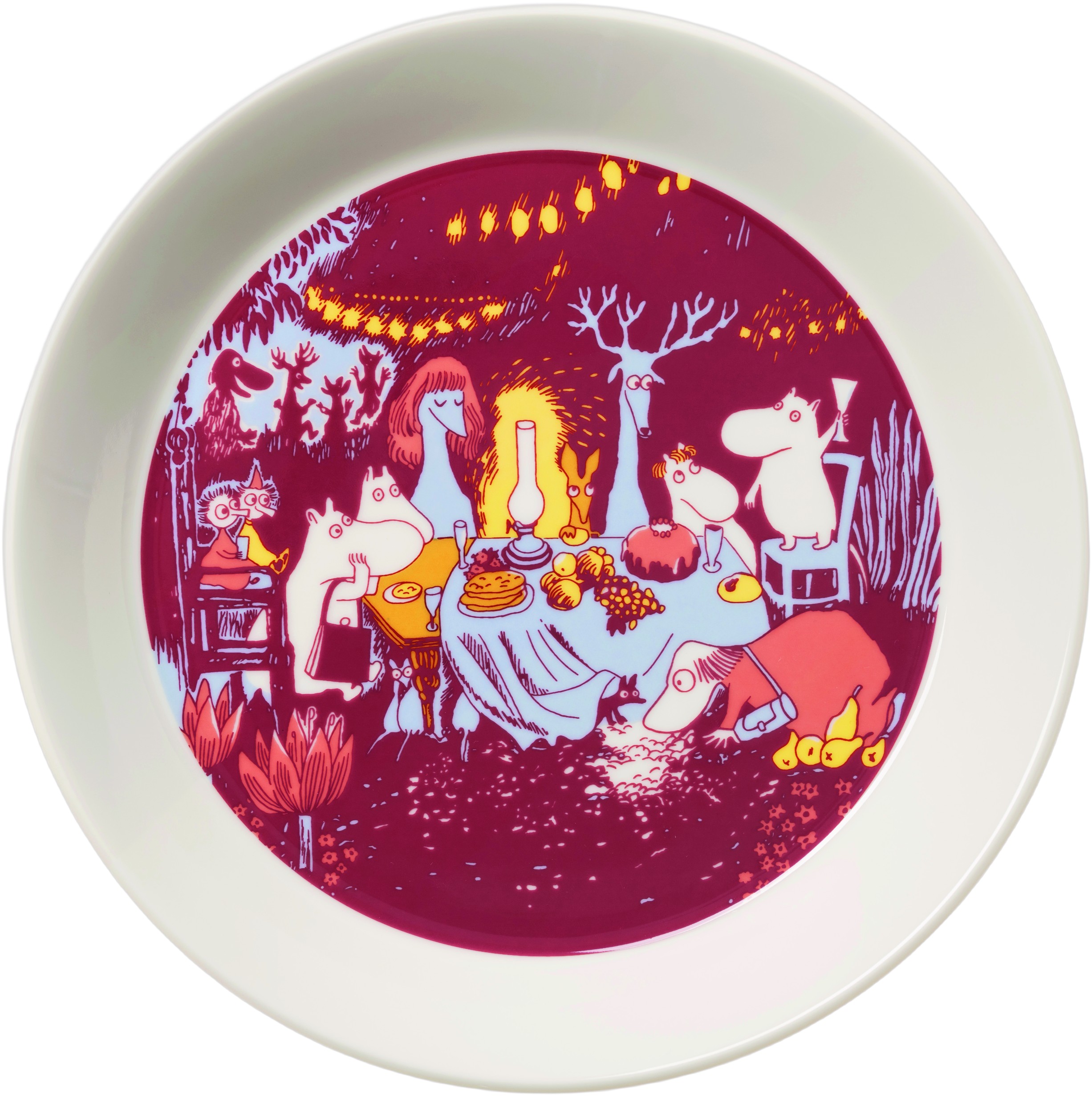 Moomin Arabia 19cm Tallerken Festlige Øjeblikke