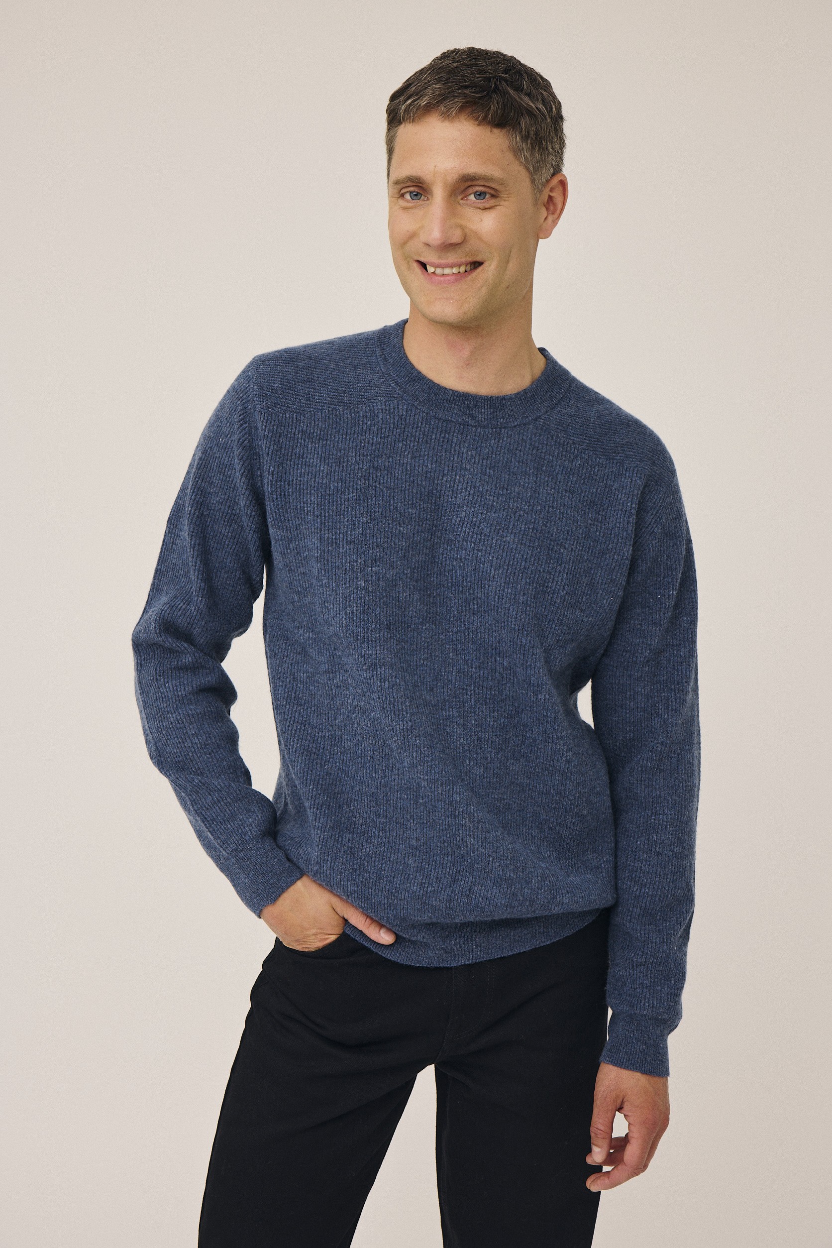 Maryn 5 Rib Strik Sweater 100% Lammeuld RWS