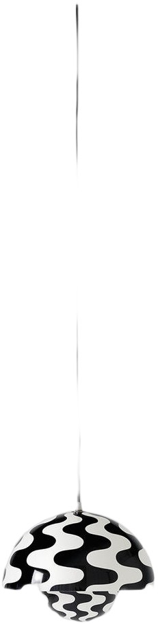 Flowerpot Pendant VP1, Black/white