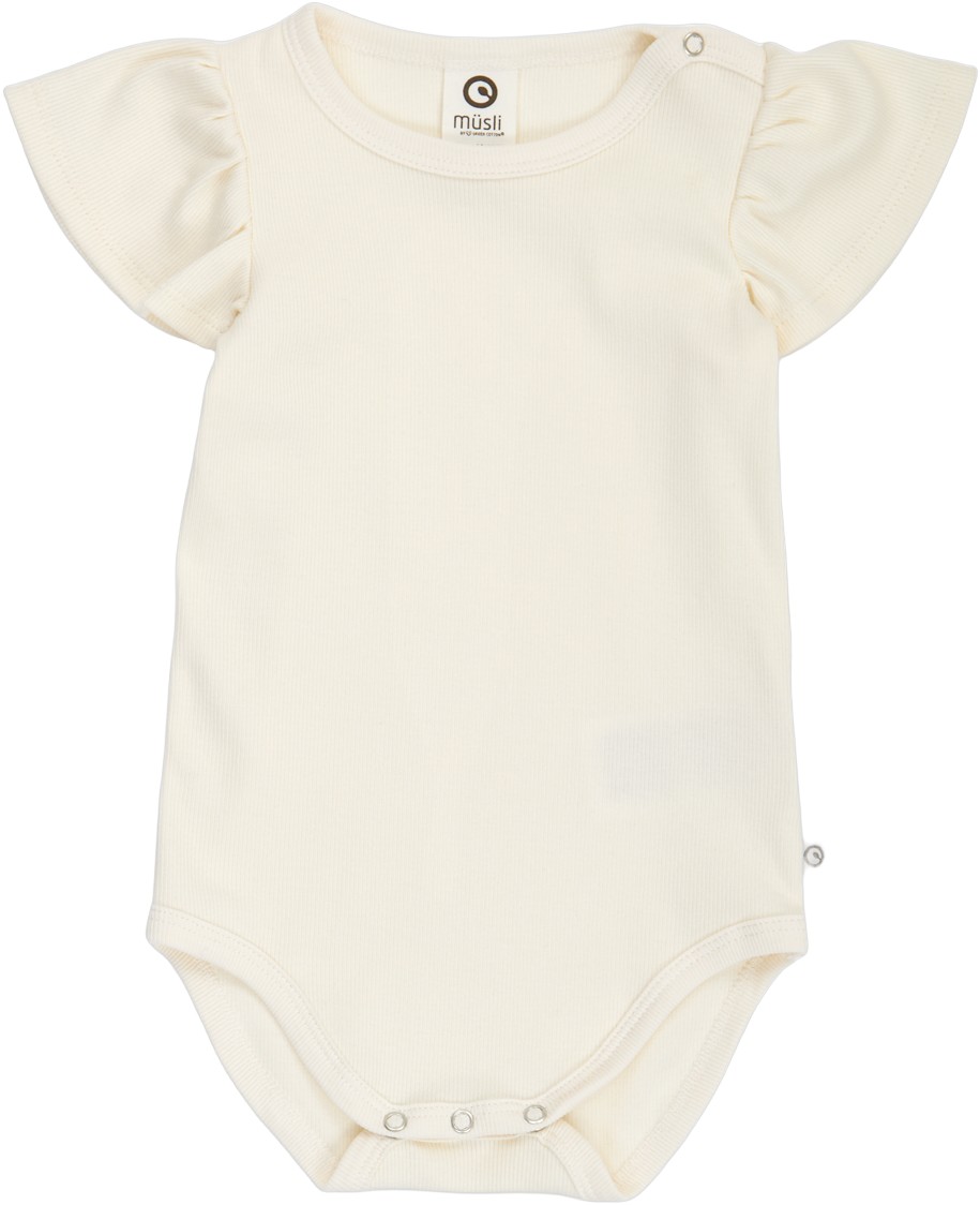 Cozy me rib Frill s/s Body