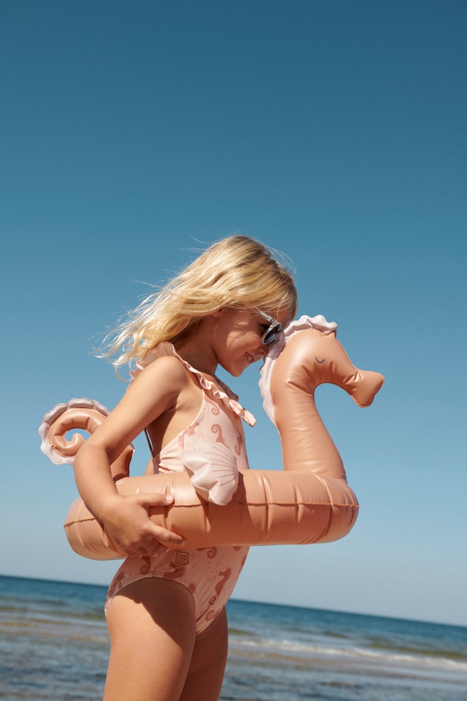 Phoebe Seahorse Swim Ring Pale tus
