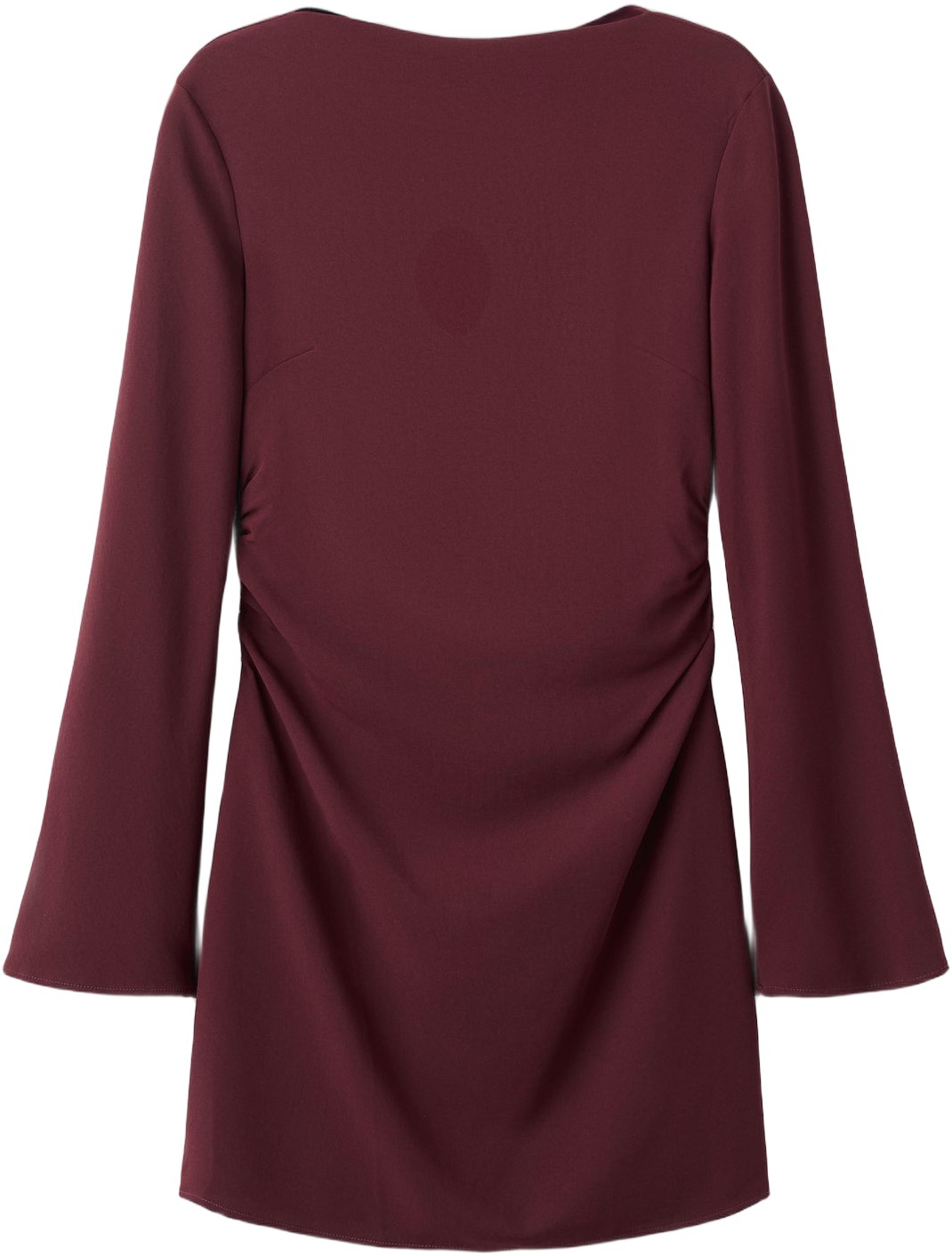 Boatneck Ruched Dress