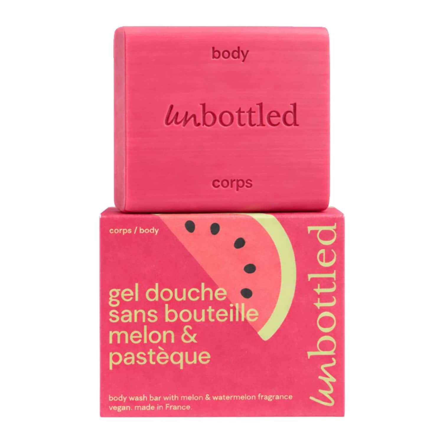 Gel Douche Sans Bouteille Melon og Vandmelon