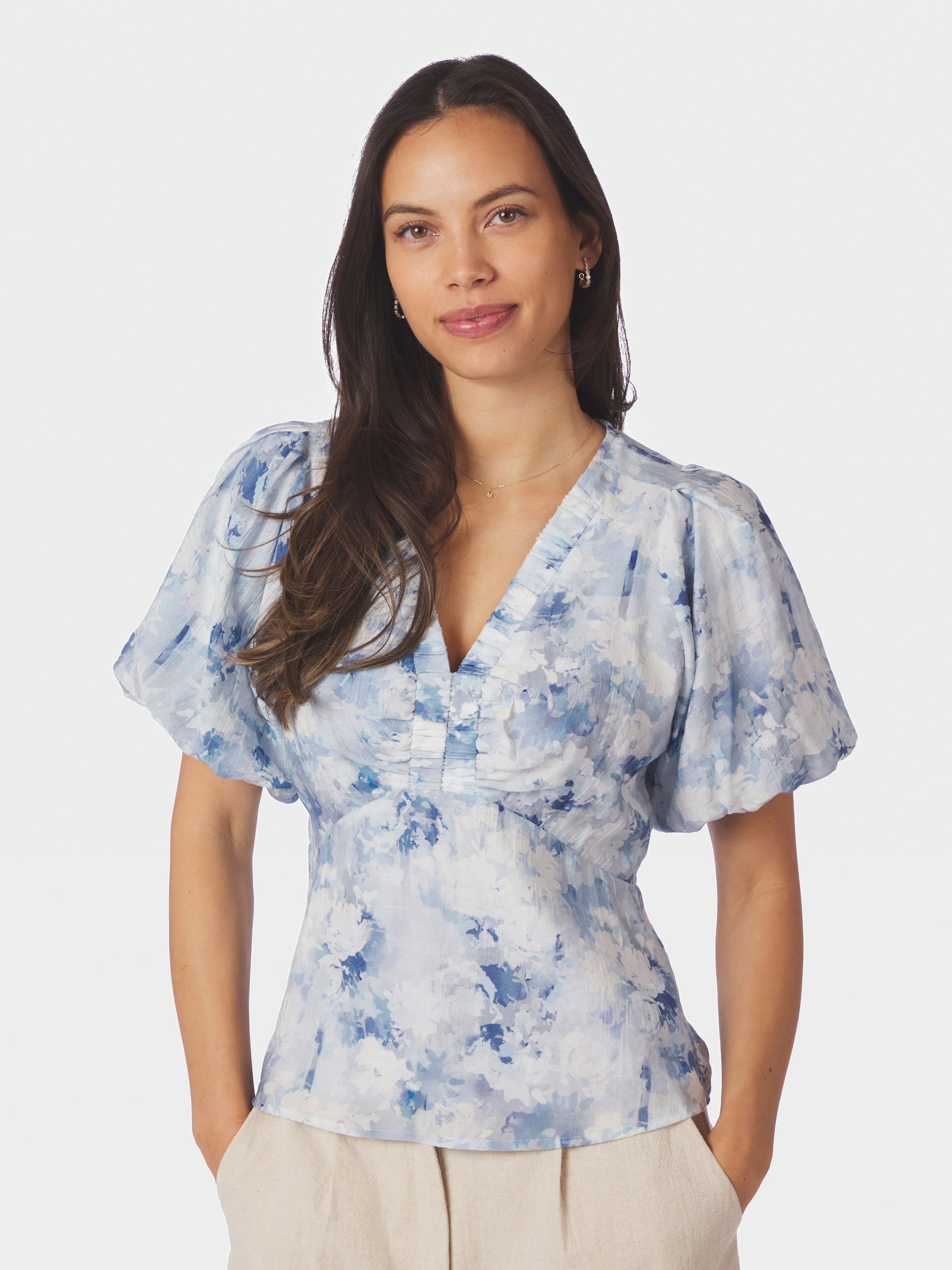 Irina Floral Fusion Blouse