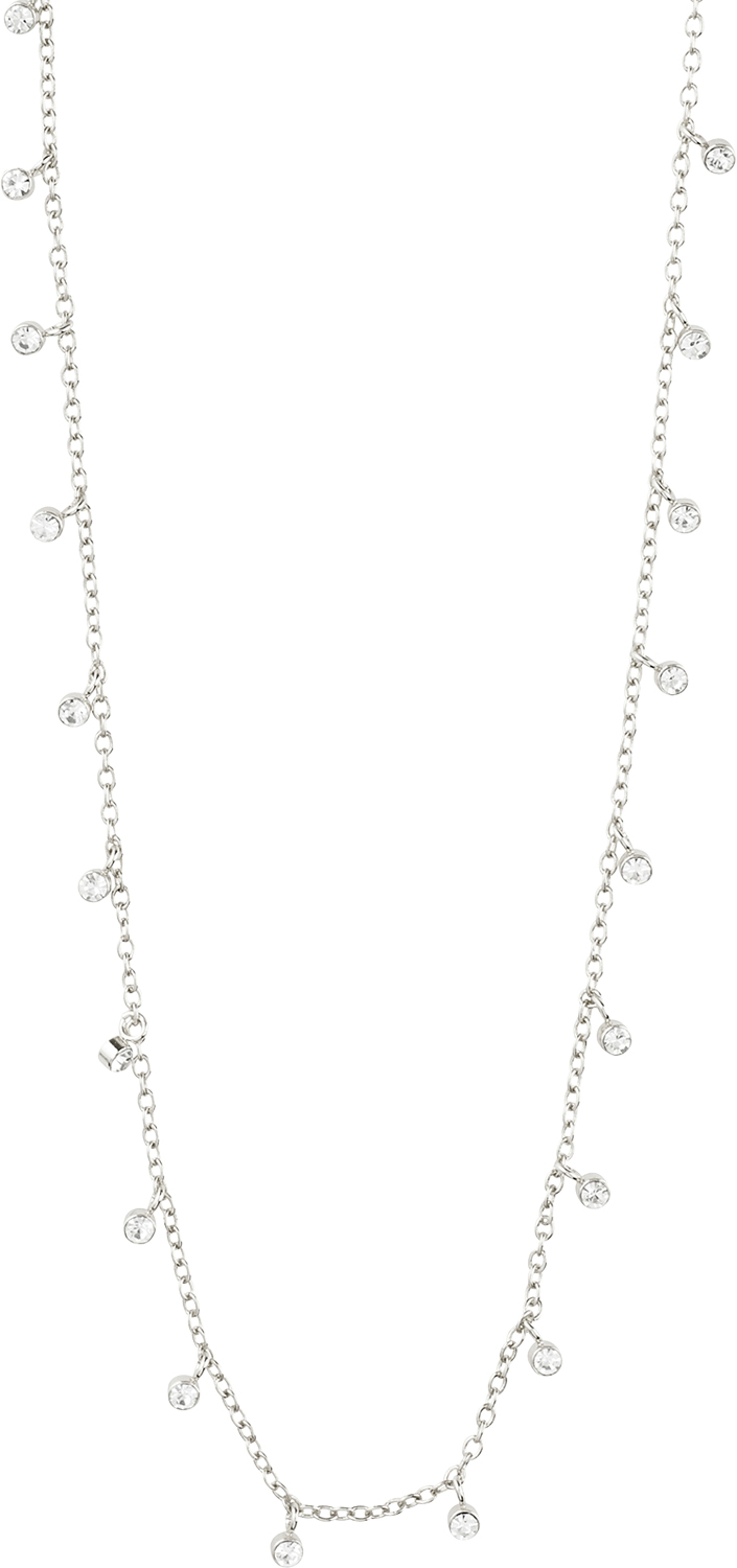 Maja Crystal Multi Drops Necklace Silverplated - Køb til DKK 224 - Spar 25%