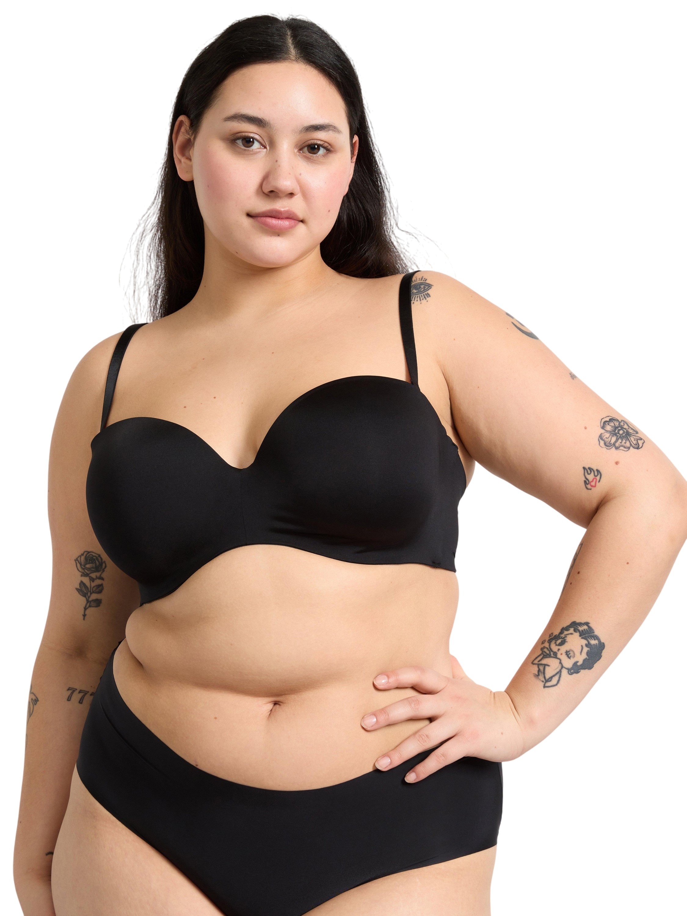 Soft, Versatile Strapless bra With