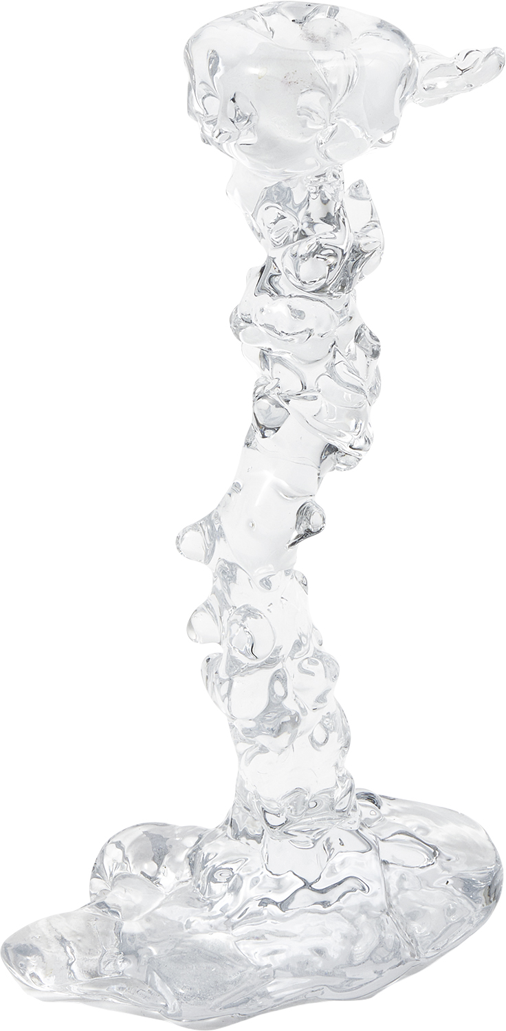 Drip Candle Holder Glass L