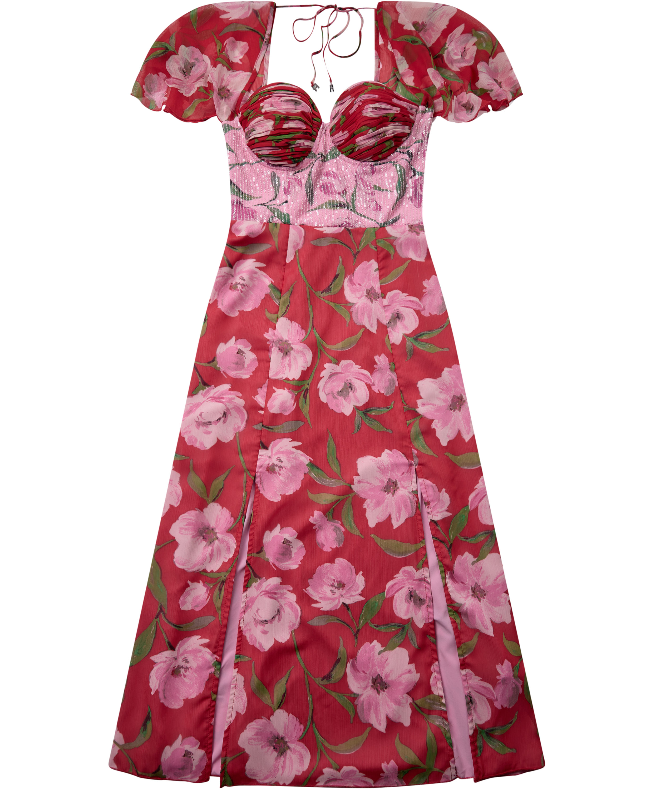 Printed Midi Dress