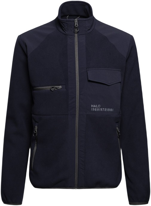 Halo Paneled Fleece Jacket