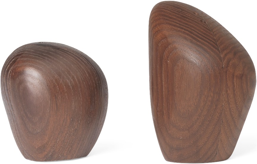 Cairn Salt and Pepper Shakers Set of 2-dark Brown