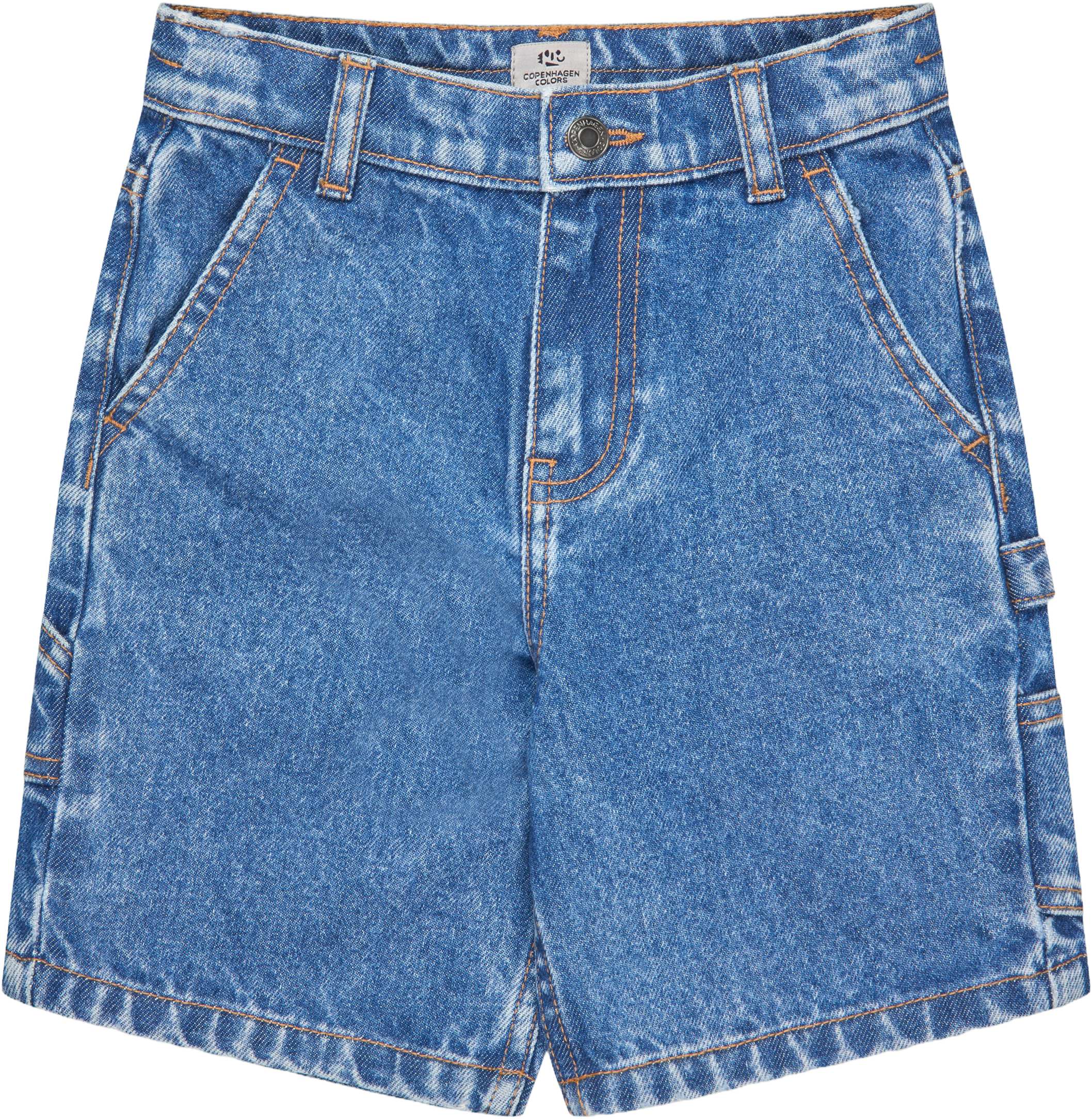 Denim Cargo Shorts