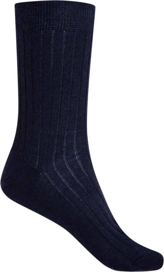 100% Ribbed Wool Socks