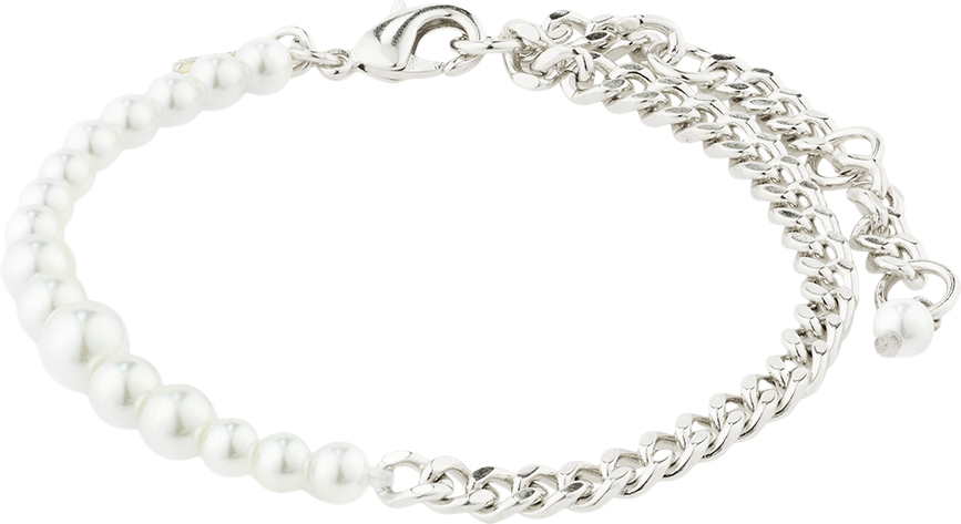 Relando Perle Armbånd Sølvbelagt Cl