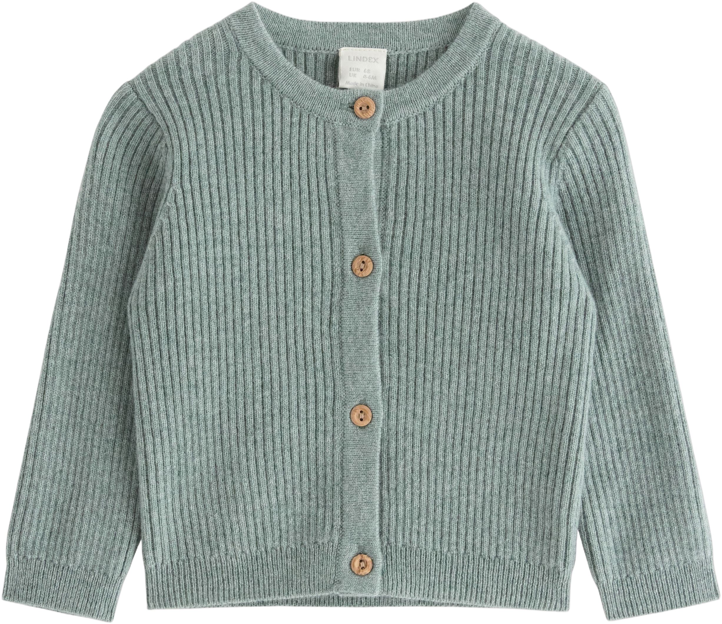 Cardigan rib Wool