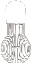 Upside Down Lantern, Outdoor, Large, Light Grey