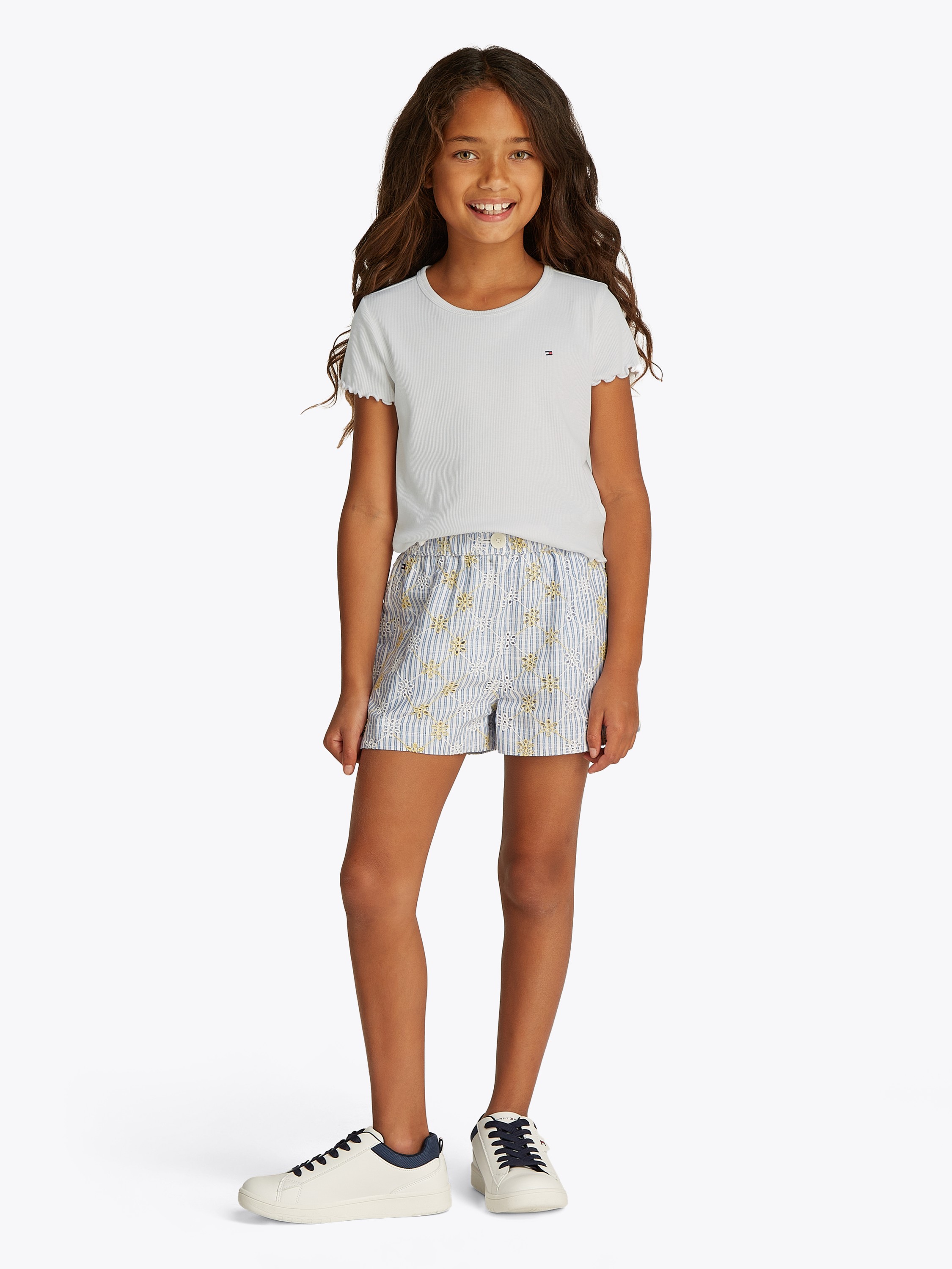 Essential Ruffle Extra Slim Ribbed Top - DKK 160 - Spar 29%