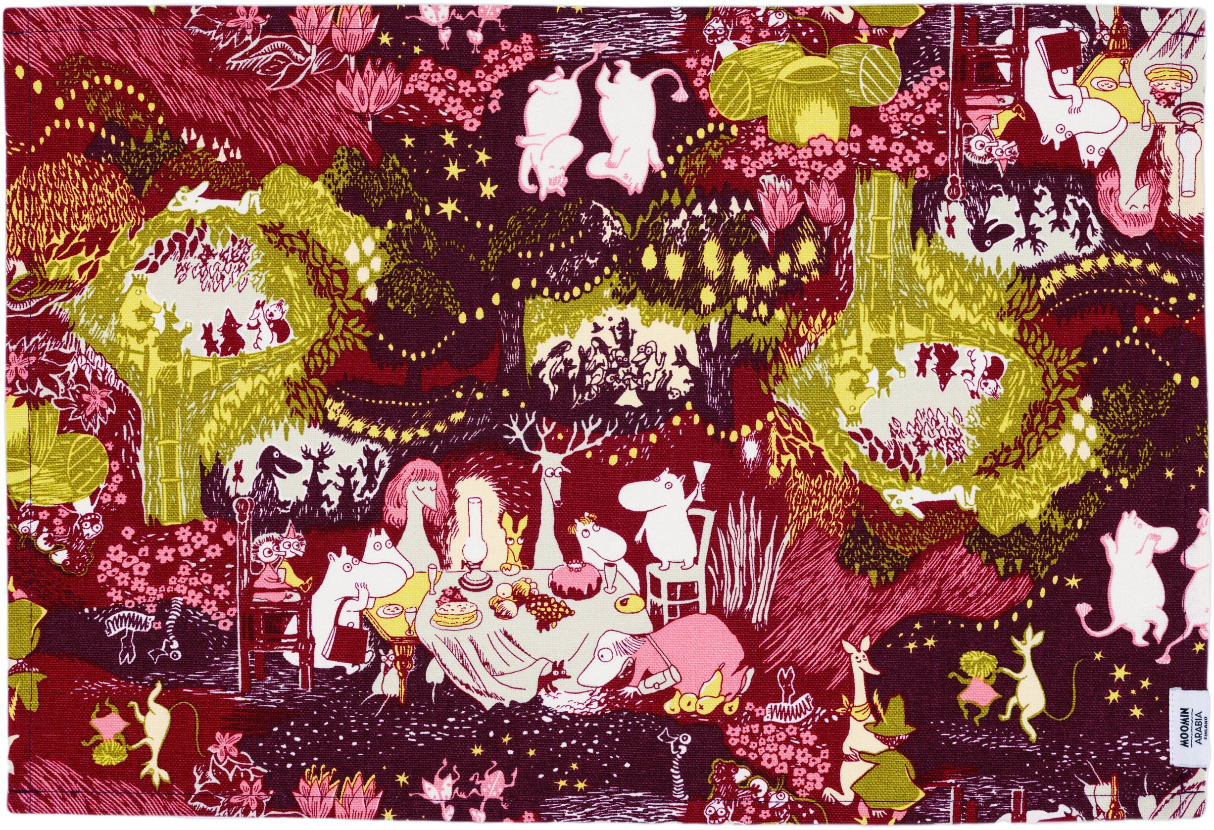 Moomin Arabia 31x46cm Dækkeserviet Festlige Øjeblikke