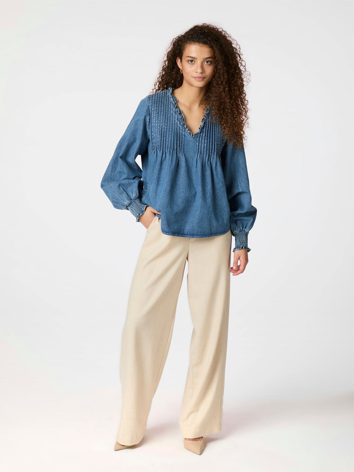 Ililo Denim Blouse