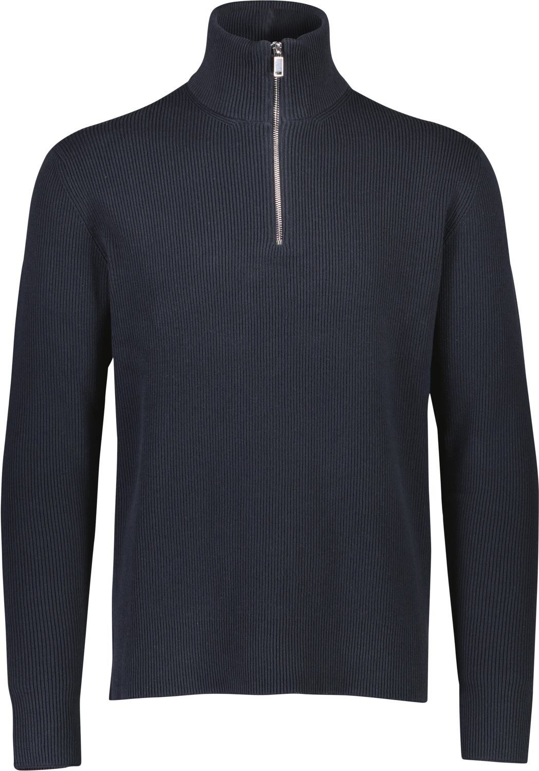 Half zip rib Knit