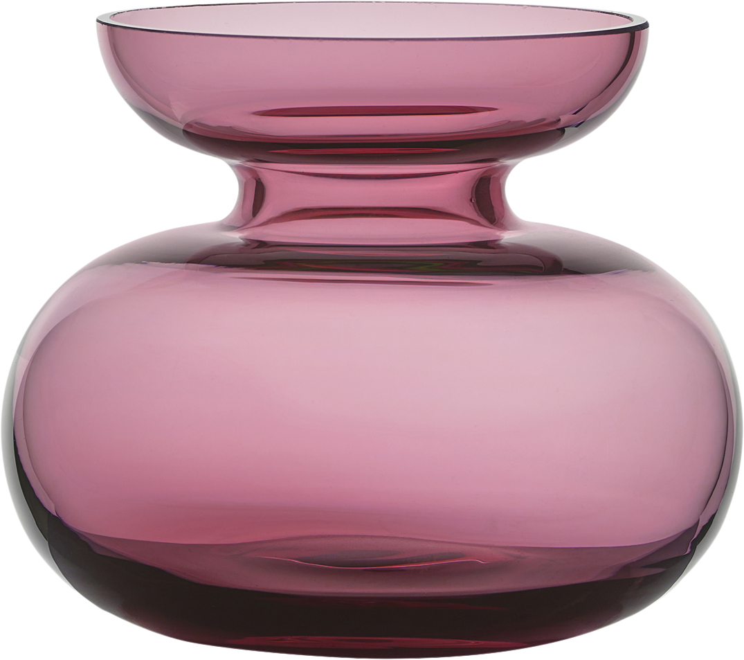 Vase Inu 11x9 cm Plum