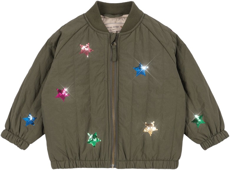Juno Sequin Bomber Jacket