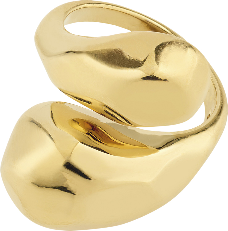Believe Recycled Ring Goldplated