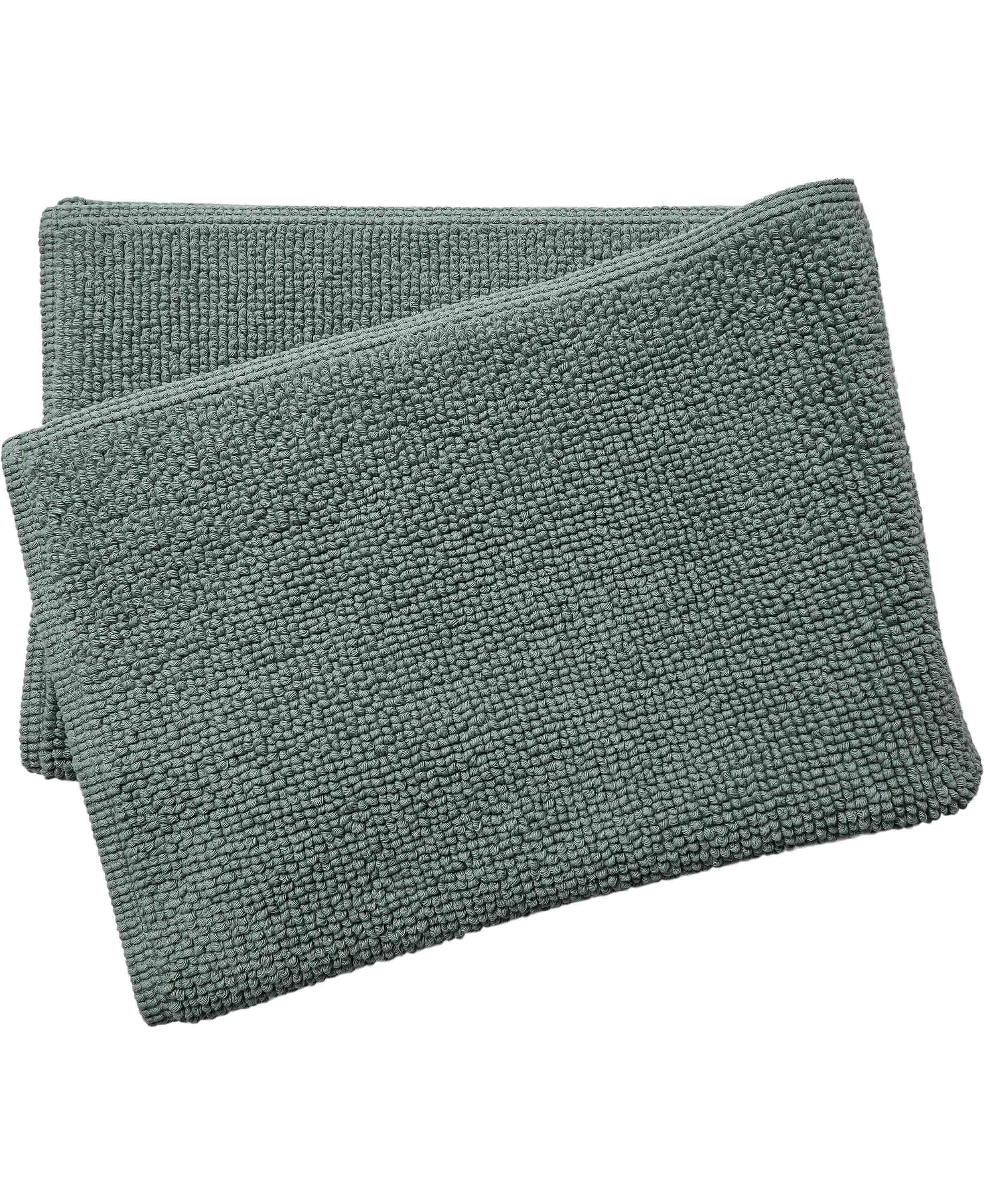 Bathmat Stonewashed 60x90 Chinois Green Gots