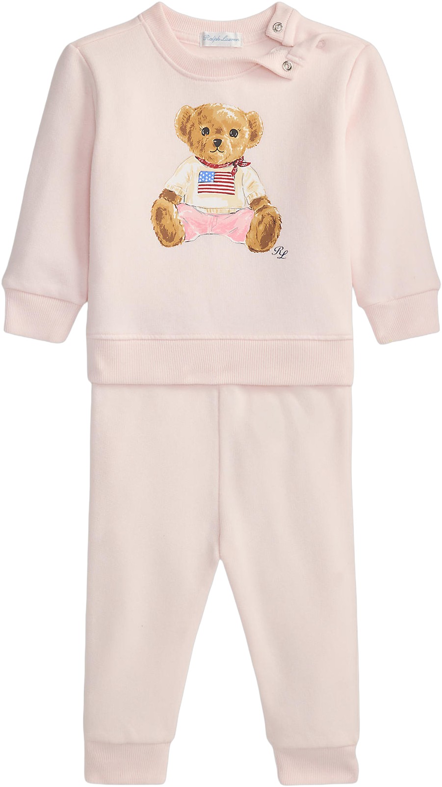 Polo Bear Fleece Sweatshirt & Pant Set