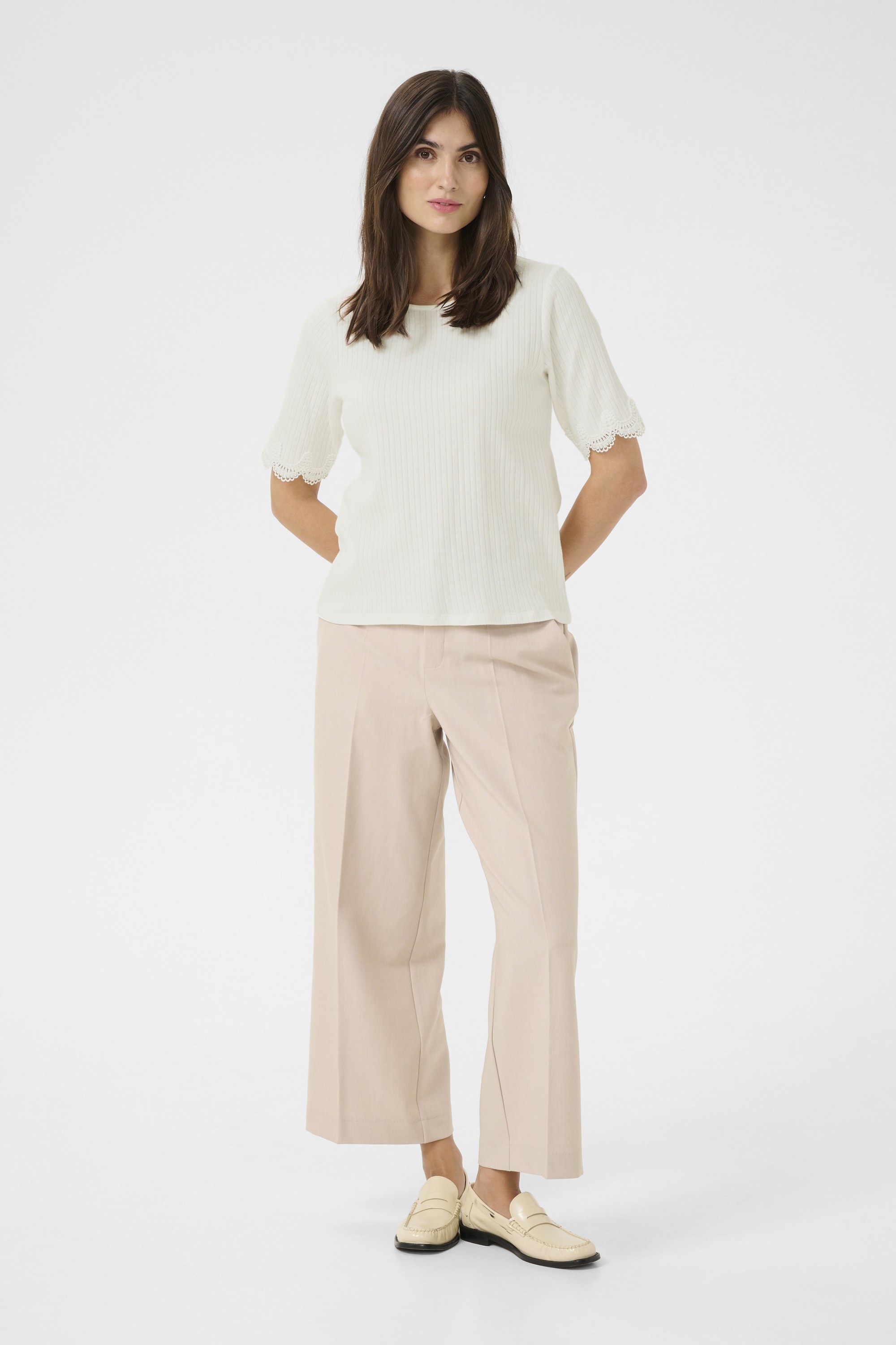 Cureyka Pointelle Tshirt - DKK 140 - Spar 60%