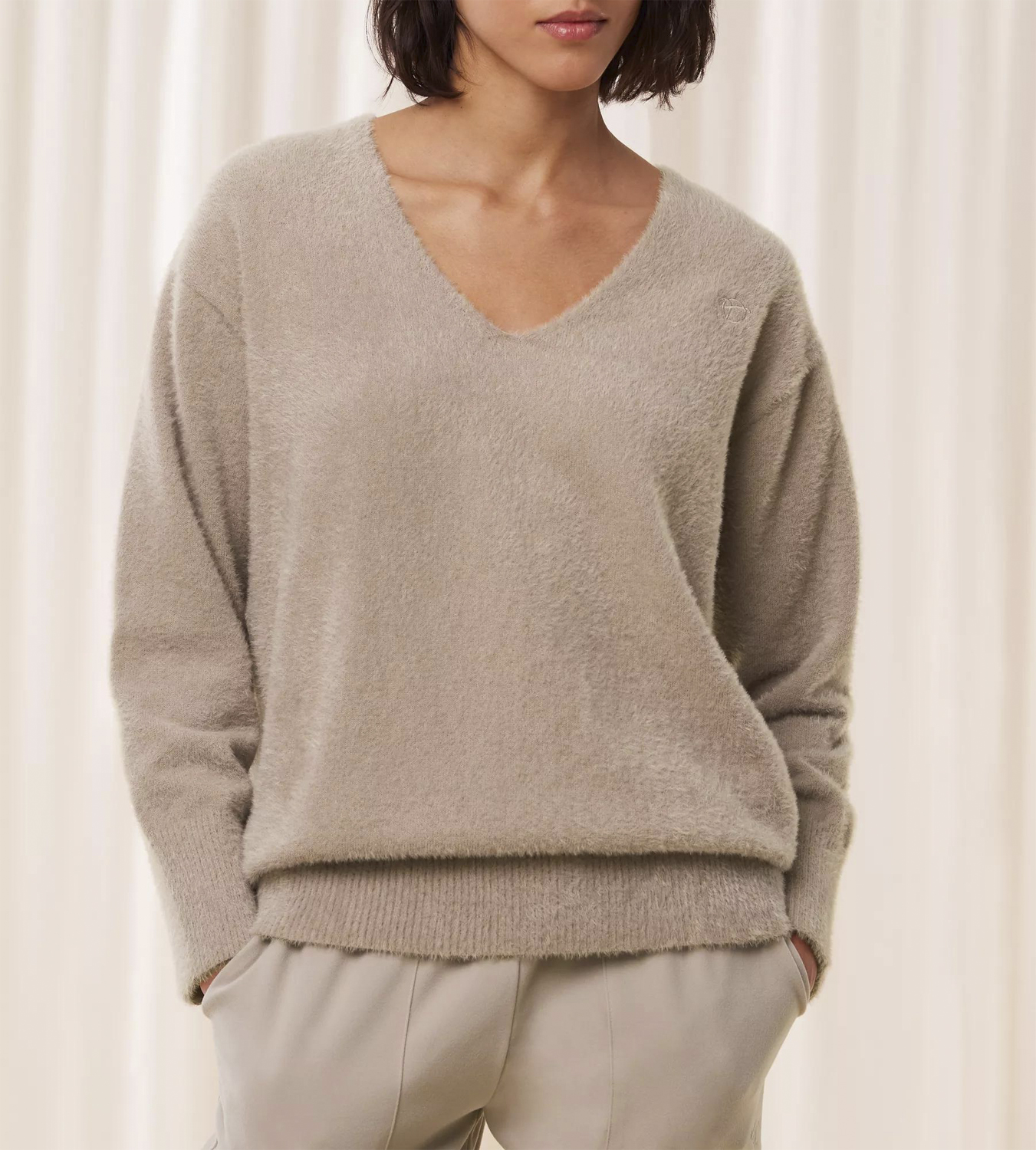Smart Thermal Vneck Sweater