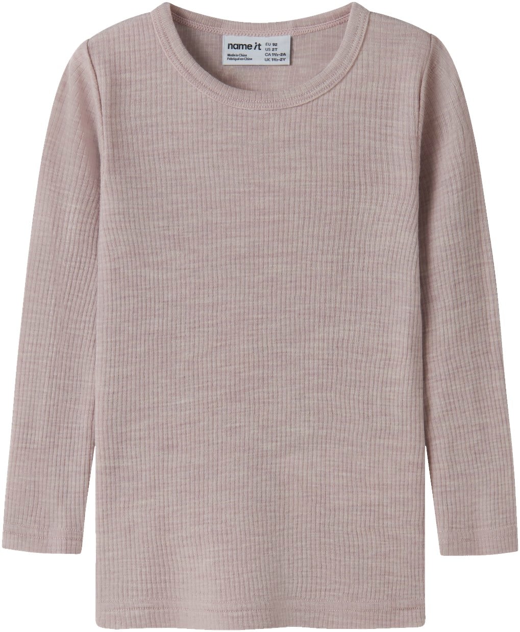 Nmnwax Wool RIB LS TOP Noos