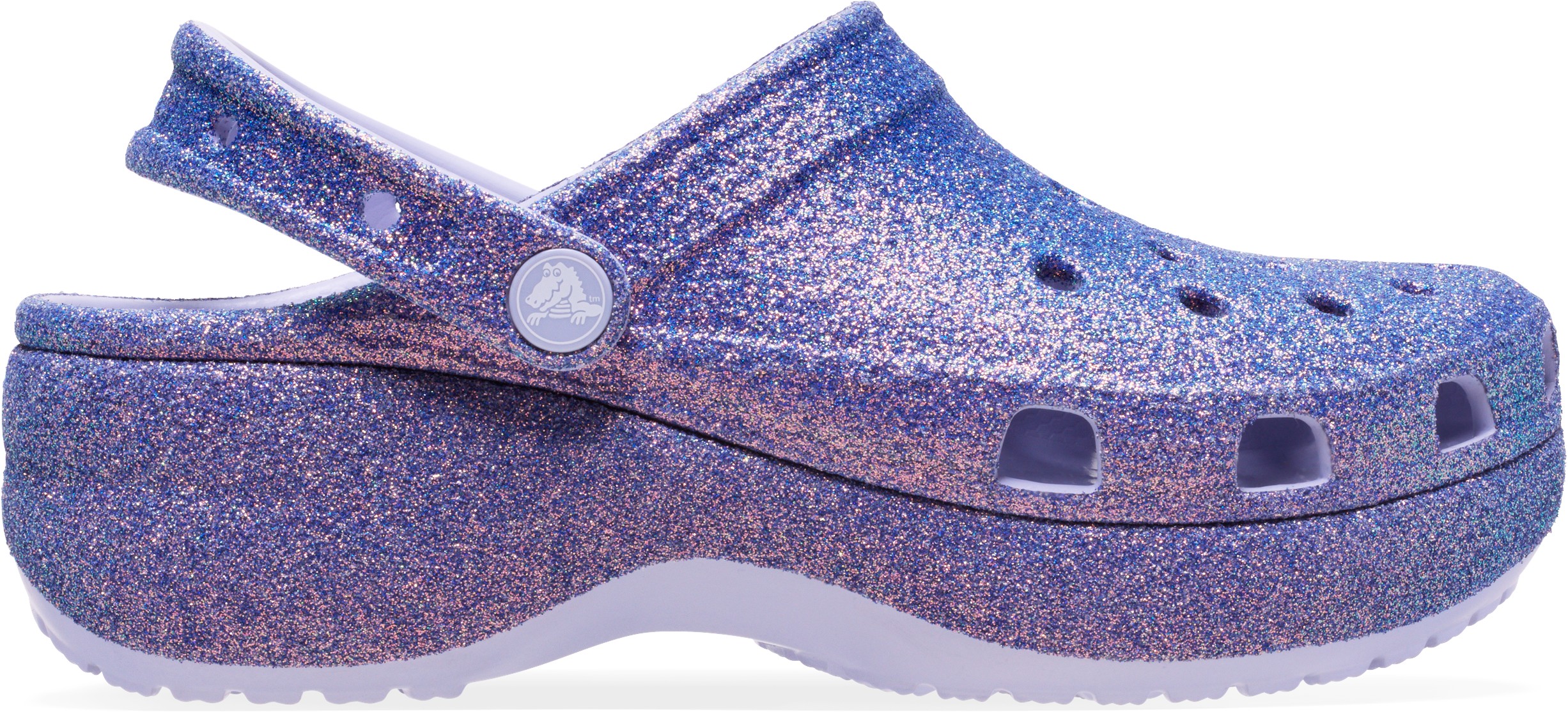 Platform Irid Glitter Clog PrM