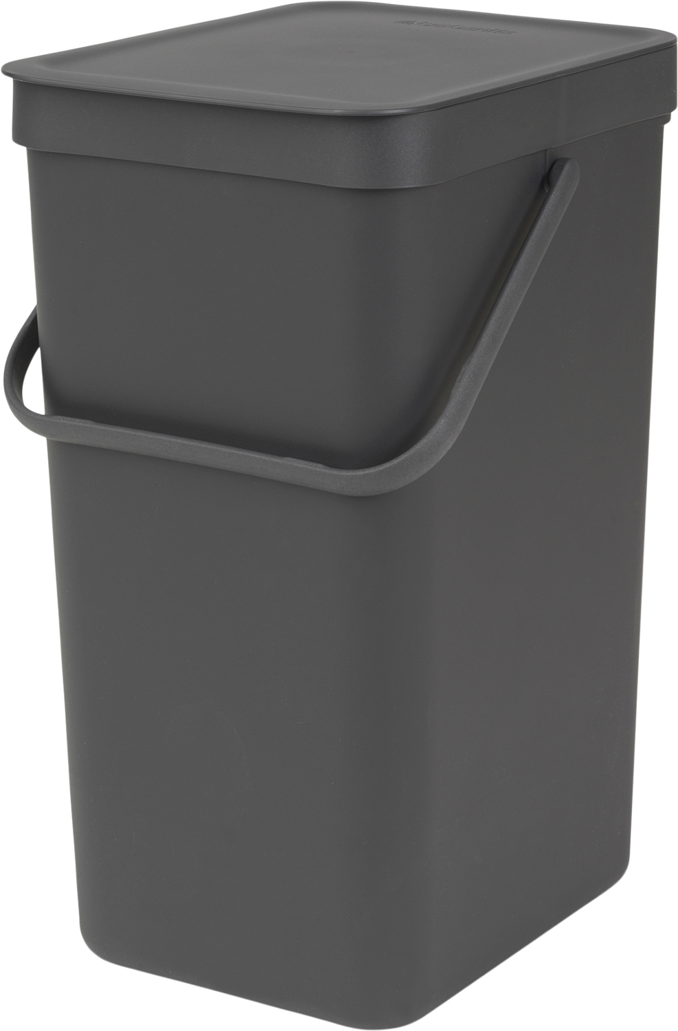 Affaldsspand M/lÃ¥g Sort.kon. 16 ltr