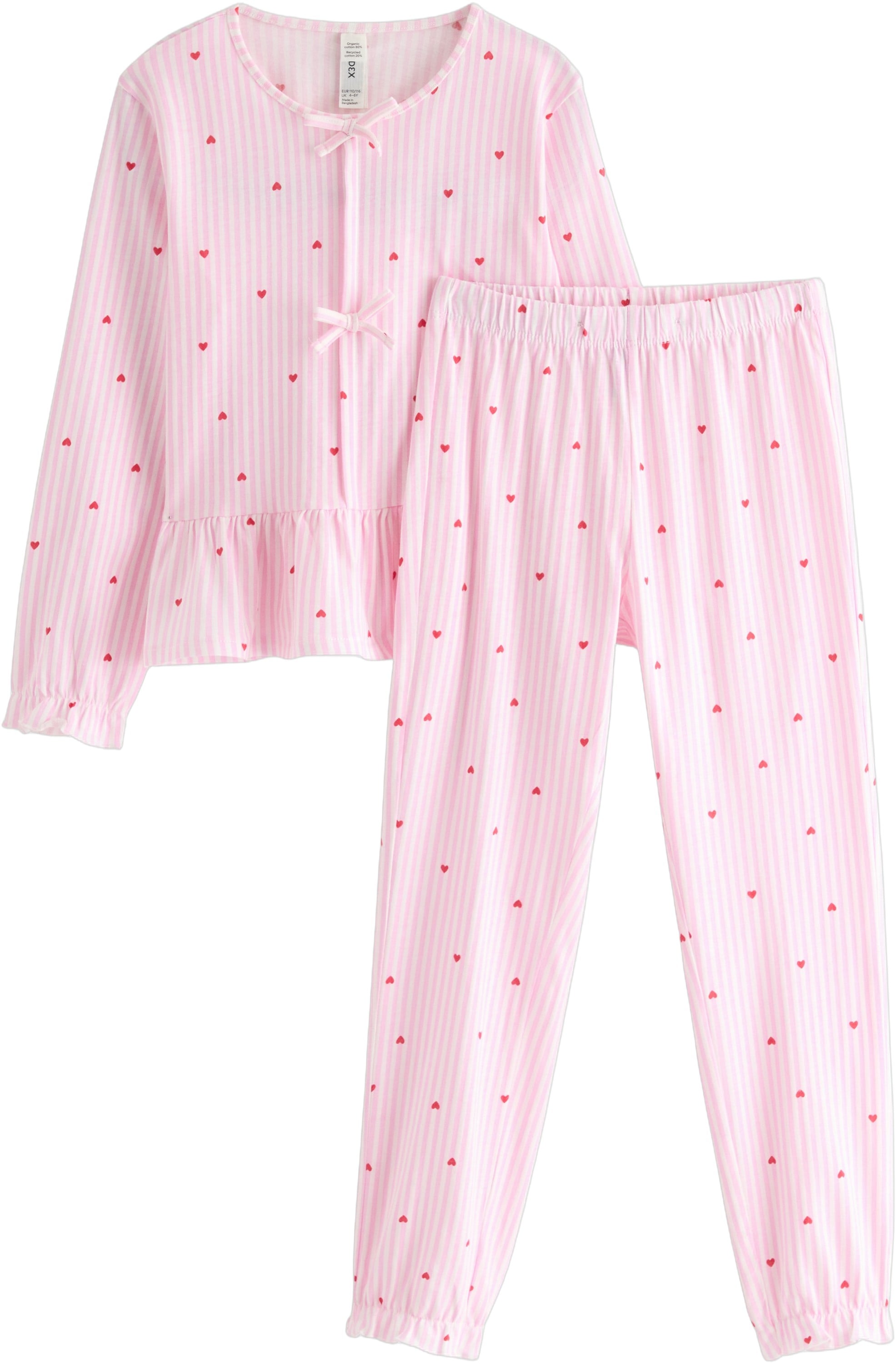 Pyjama LS Bows and Frill