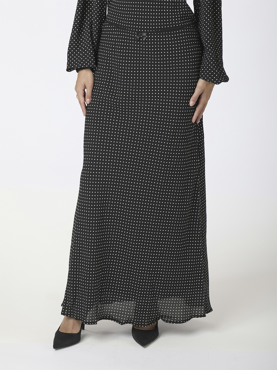 Lola Dot Long Skirt