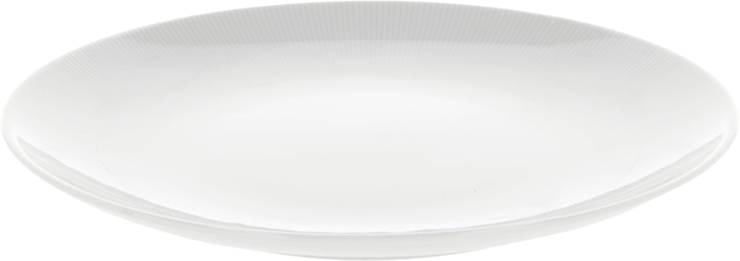 Tallerken Flad Eventail 26,5 cm Hvid
