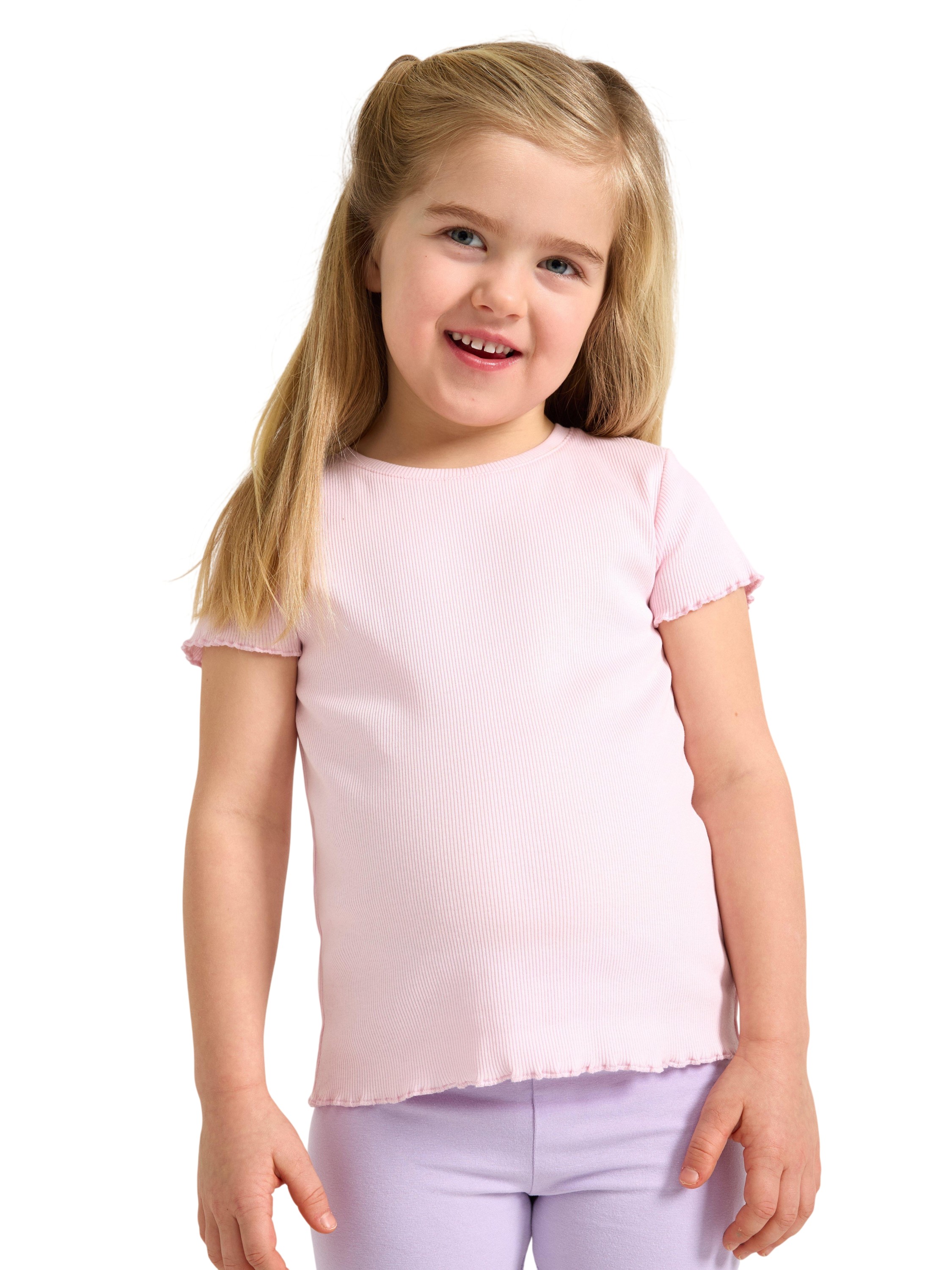 Fitted Ribbed Shortsleeve top With