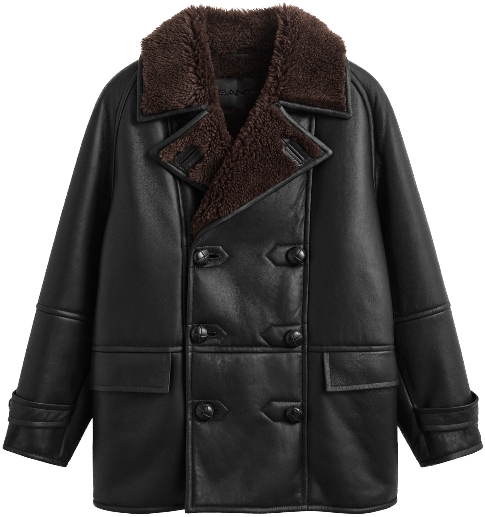 Shearling Peacoat