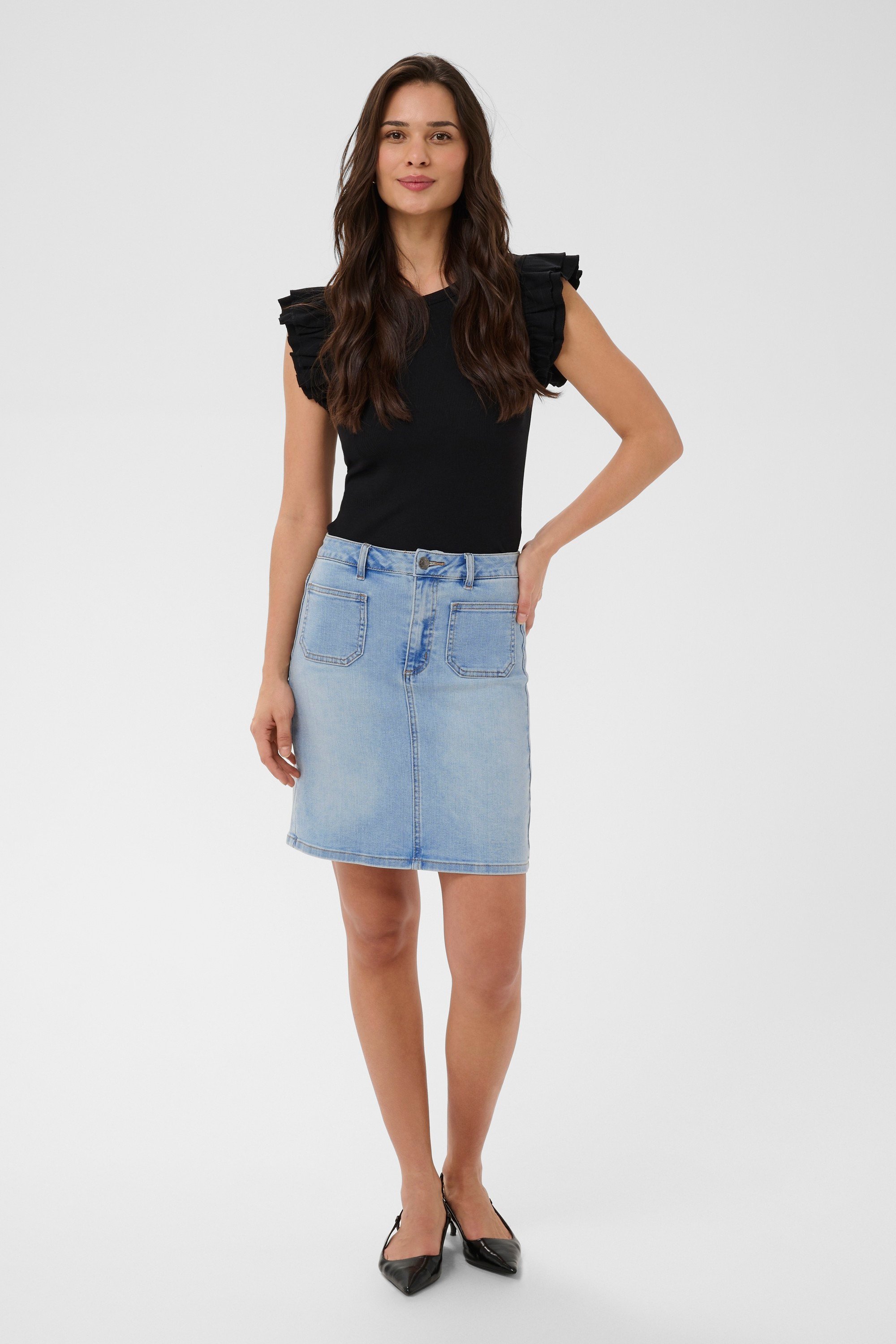 Kakarla Denim Skirt