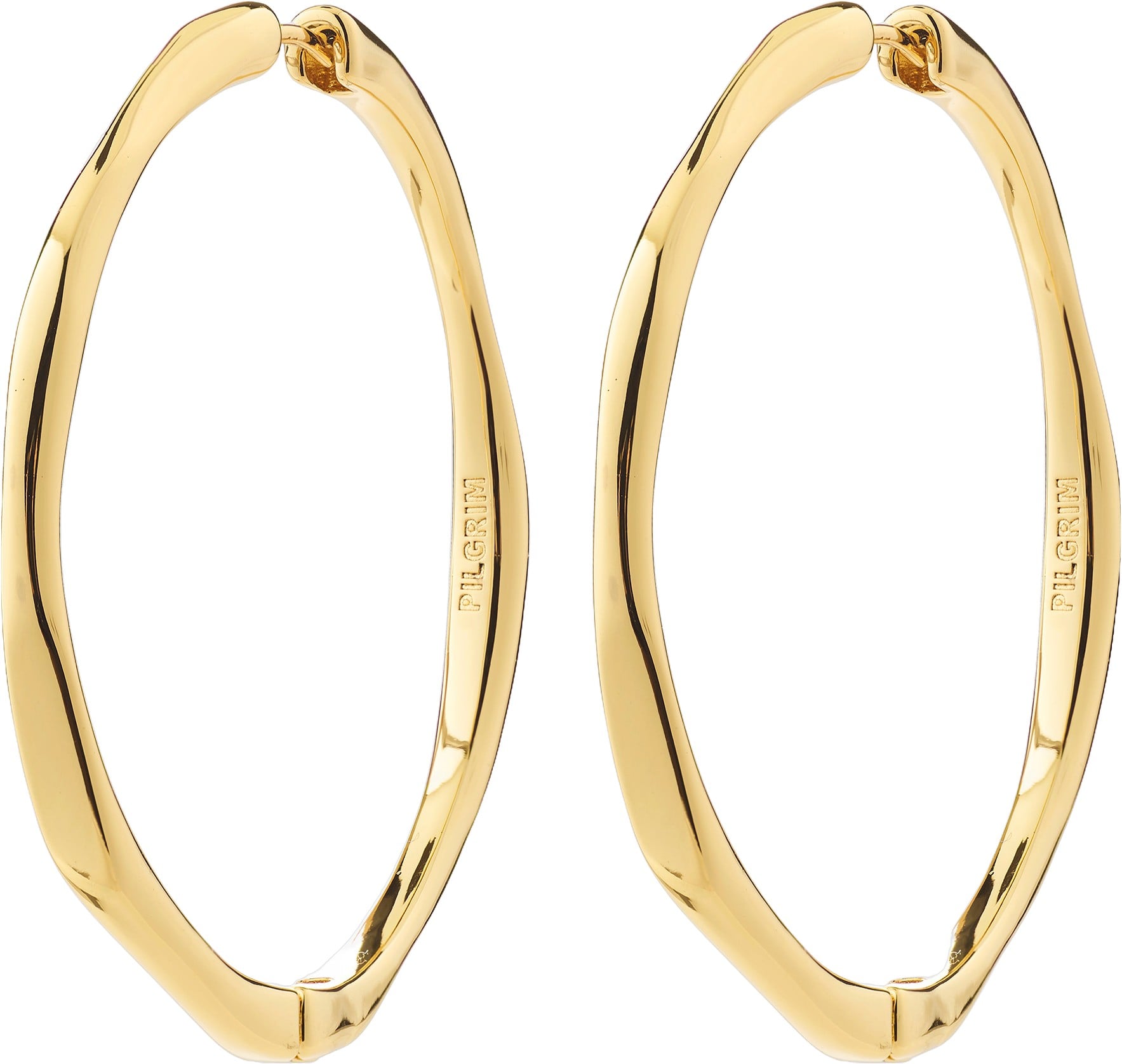 Presence Hoop Earrings Goldplated