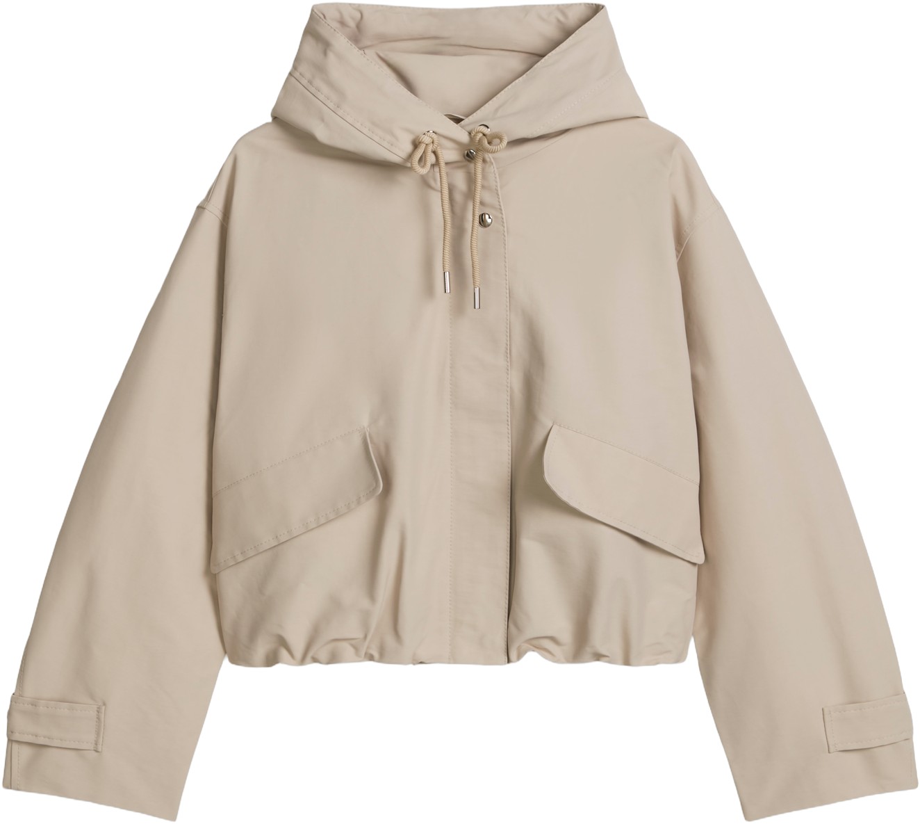 Canvas Jacket, With Hood, Flap Pock