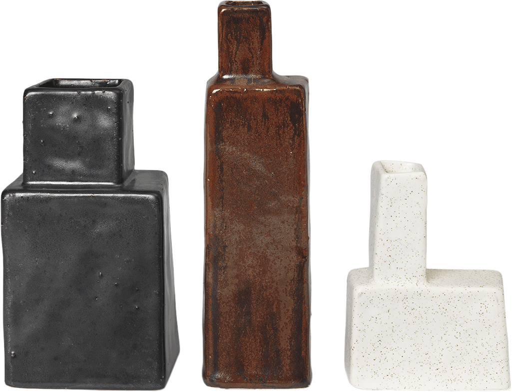 Koa Vases Set of 3 - Multi